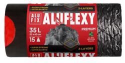Alufix Szemeteszsák, zárószalagos, 35 l, 15 db, ALUFIX "Aluflexy (MSZ35ALUFLEXYUNI) - iconink
