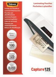 Fellowes Meleglamináló fólia, 125 mikron, 65x95 mm, fényes, 100 db, FELLOWES (5306702) - iconink