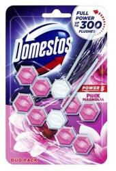 Domestos WC fertőtlenítő, 2 db-os , DOMESTOS "Power 5", pink magnólia (68604707/67292836)