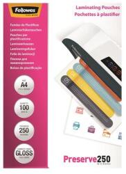 Fellowes Meleglamináló fólia, 250 mikron, A4, fényes, 100 db, FELLOWES (5401802) - iconink