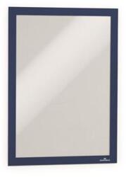 Durable Mágneses tasak, A4, öntapadó háttal, DURABLE "DURAFRAME®", sötétkék, 2db/cs (487207) - iconink