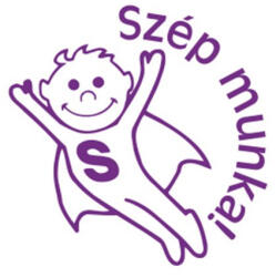 Colop Bélyegző, motivációs, Szép munka! , COLOP "N43-kék", lila (14031803-4301)