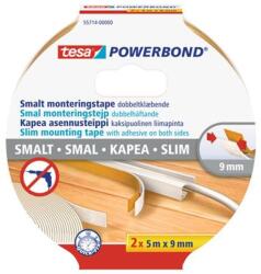 tesa Szerelőszalag, keskeny, 2 x 9 mm x 5 m, TESA, "Powerbond (55714-00000-04) - iconink
