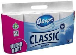 Ooops! Toalettpapír, 3 rétegű, 8 tekercses, OOOPS "Classic", sensitive (KTC30081133) - iconink