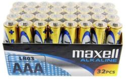 Vez Maxell Elem - Alkáli elem, 32db AAA (LR03), 1, 5V (no mercury) (18721S) - iconink