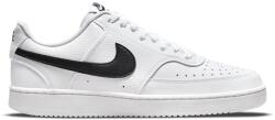 Nike Nike, Court Vision Low Next Nature műbőr sneaker, Fehér, Fekete, 6.5 (DH3158-101-6.5)