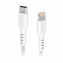 SBS USB-C/Lightning kábel 18W 2m, fehér (TECABLELIGTC2W) (TECABLELIGTC2W)