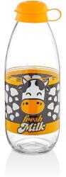 HANE IRIS Alpen Milk üveg tejes palack 1.000ml, zöld, kék vagy narancs színű HN-1760 (HN-1760) - bestbyte