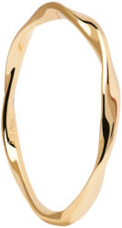 PDPAOLA Inel minimalist placat cu aur SPIRAL Gold AN01-804 52 mm