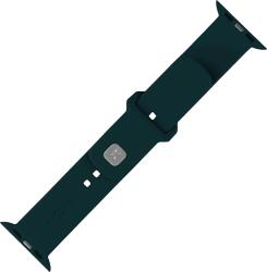 Fixed Sportos szilikonszíj Apple Watch 42/44/45mm-es okosórához, sötétzöld (FIXSST2-434-DRGRE) (FIXSST2-434-DRGRE)