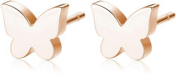 S'Agapõ S`Agapõ Gyönyörű bronz fülbevaló pillangó CLICK SCK157
