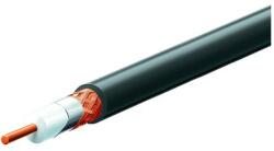 USE Home RG 6-32/BK koax kábel, 75 Ohm, PVC és PE szigetelés, réz ér, 32 szál rézharisnya, alumínium + PET fólia, 100m, fekete (RG 6-32/BK)