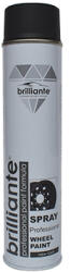 BRILLIANTE Vopsea Spray Pentru Jante Negru Satin 600 Ml Brilliante (05238)