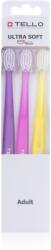 TELLO 6240 Ultra Soft 3pack fogkefe 3 db