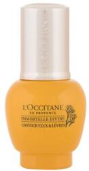 L'Occitane Immortelle Divine Eye & Lip Contour gel pentru fermitatea ochilor și buzelor 15 ml pentru femei