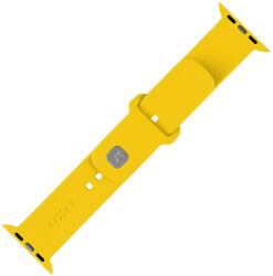 Fixed Sportos szilikonszíj Apple Watch 42/44/45mm-es okosórához, sárga (FIXSST2-434-YL) (FIXSST2-434-YL)
