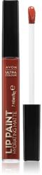 Avon Ultra Colour Paint ruj satinat cu efect matifiant culoare Bloody Mary 7 ml
