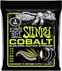 Ernie Ball 3721 Cobalt Regular Slinky 3 Pack