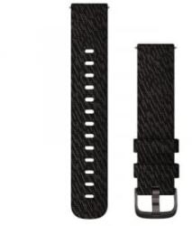 Garmin óraszíj Vivomove 3 fekete bors nylon, szürke csattal (QR 20 mm) (010-12924-13)