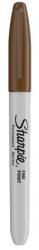Sharpie Alkoholos marker, 1 mm, kúpos, SHARPIE „Fine Point, barna (SR0811040)