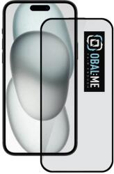 OBAL: ME 5D üvegfólia Apple iPhone 15-höz, fekete