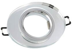 VITO Spot Light Fixture Recessed Mounted Crystal-E Ellipse Chrome & Glass Gu5.3 Mr16 Φ80X22mm 2012080 VITO (2012080)
