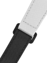Morellato Curea alb-negru Morellato Grip 5762D83.017 M (material reciclat, textil) 22 mm