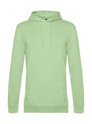 B&C Collection Férfi kapucnis hosszú ujjú pulóver B and C #Hoodie French Terry M, Világos Jade