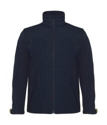 B and C Gyerek kapucnis kabát B and C Hooded Softshell/kids 9/10 (134/140), Sötétkék (navy)