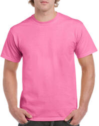 Gildan Férfi póló Rövid ujjú Gildan Heavy Cotton Adult T-Shirt - S, Azálea (világos rózsaszín)