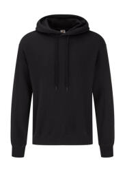 Fruit of the Loom Férfi kapucnis hosszú ujjú pulóver Fruit of the Loom Classic Hooded Basic Sweat XS, Fekete