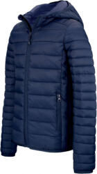 Kariban Férfi kabát Kariban KA6110 Men'S Lightweight Hooded padded Jacket -XL, Navy