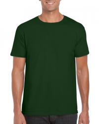 Gildan Csomag akciós póló (min. 5 db) Uniszex póló Gildan GI64000 Softstyle Felnőtt póló -2XL, Forest Green