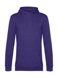 B&C Collection Férfi kapucnis hosszú ujjú pulóver B and C #Hoodie French Terry M, Sugárzó lila