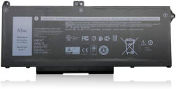 Dell Батерия за лаптопи Dell, 4 клетки, 15.2V, 63Wh, Оригинална (D-BSO-0176)