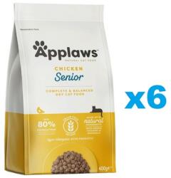 Applaws Cat Senior Chicken 2, 4 kg (6x400 g) csirkével idősebb macskáknak