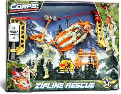 Lanard Toys Set de joaca, Lanard Toys, The Corps Universe, Zipline Rescue Figurina