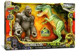 Lanard Toys Set de joaca, Lanard Toys, Primal Clash, Gorilla Vs T-Rex Figurina