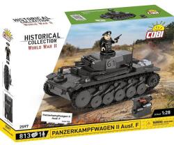 COBI II WW Panzerkampfwagen II Ausf. F, 1: 28, 813 p, 1 f (CBCOBI-2597)