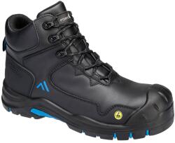Portwest Munkavédelmi bakancs Apex Mid S3S ESD HRO SR SC FO fekete 47-es (FC18BKB47)