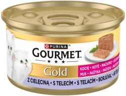 Gourmet Purina Gourmet Gold cica mousse borjúhússal 6x85g