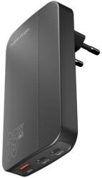 Mobile Origin Incarcator retea Mobile Origin GaN 3, USB, 2x USB-C, 65W, Design slim, Negru (GAN-65W-SLM-BLK)