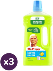 Mr. Proper Lemon padlótisztító folyadék (3x1 liter)