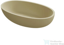RIHO ESCALA Solid Surface 55x22 cm-es ovális mosdótál, pubble grey W0030001106 (W0030001106)
