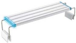 XiLong LED-MS20 akváriumi világítás fehér és kék LED izzókkal (Alumínium lámpatest: 18.5 cm ~ 20-30 cm széles akváriumhoz | 6, 5 W | Fényerő kb. 350 lumen)