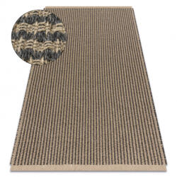  JUTE 1 fekete-bézs juta szőnyeg Méret: 140x190 cm (1000090160/1D)