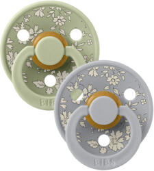 BIBS X LIBERTY Colour cumik természetes kaucsukból 2db méret 2 Cloud / Sage