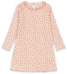 Konges Sløjd gyerek ruha NIA DRESS GOTS narancssárga, mini, egyenes, KS101628 - narancssárga 86