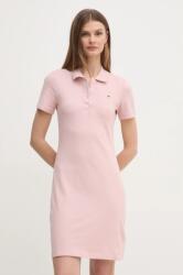 Tommy Hilfiger ruha rózsaszín, mini, testhezálló, WW0WW43228 - rózsaszín L