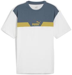 PUMA POWER Colorblock Tee M | Férfi | Pólók | Fehér | 681730-52